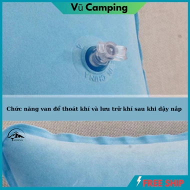 Gối Bơm Hơi DCP49 - Nằm Ngủ Văn Phòng, Du Lịch, Cắm Trại, Giá chỉ 30.000đ 9