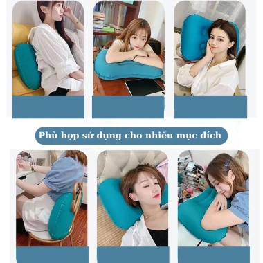 Gối Bơm Hơi DCP49 - Ngủ Văn Phòng, Du Lịch, Cắm Trại, Dã Ngoại Giá Ưu Đãi 28.812 VND 9