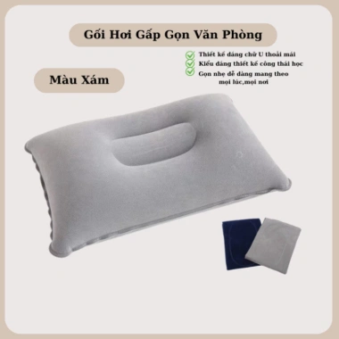 Gối Bơm Hơi DCP49 - Ngủ Văn Phòng, Du Lịch, Cắm Trại, Dã Ngoại Giá Ưu Đãi 28.812 VND 10