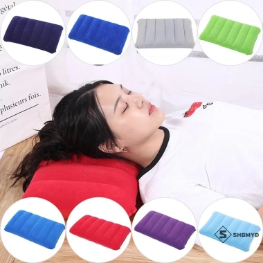 Gối bơm hơi di động 47x30cm Nhẹ, mềm, tiện du lịch ngoài trời – giá 45.870₫