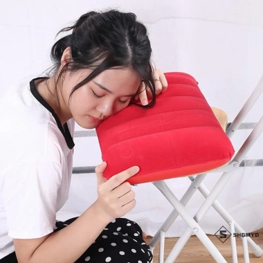 Gối bơm hơi di động 47x30cm Nhẹ, mềm, tiện du lịch ngoài trời – giá 45.870₫