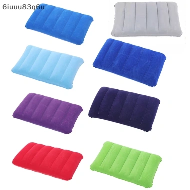 Gối bơm hơi gấp di động 47x30cm - Gối mềm du lịch ngoài trời, giá chỉ 20.800 VND