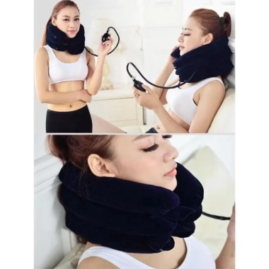 Gối bơm hơi kéo giãn đốt sống cổ xịn hàng nhập khẩu - Giá rẻ vô địch chỉ 95.000đ