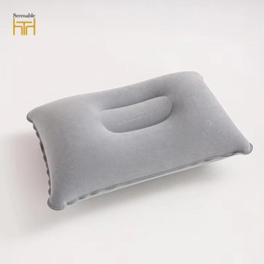 Gối bơm hơi PVC di động hỗ trợ cổ, ngủ thoải mái du lịch, đi bộ đường dài - Giá 41.040₫ 4