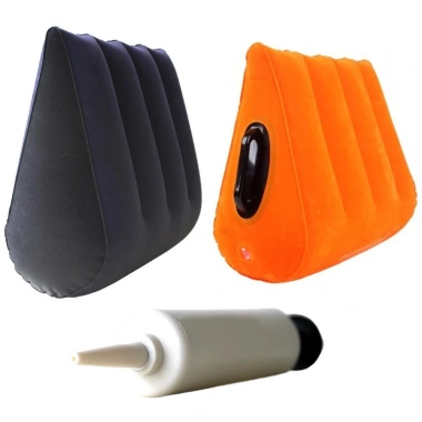 Gối bơm hơi tam giác hỗ trợ lưng, tiện dụng cho cặp đôi - Giá ưu đãi 178.000 VND