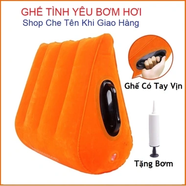 Gối bơm hơi tam giác hỗ trợ lưng, tiện dụng cho cặp đôi - Giá ưu đãi 178.000 VND