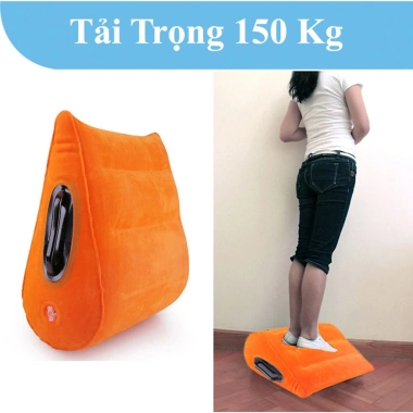 Gối bơm hơi tam giác hỗ trợ lưng, tiện dụng cho cặp đôi - Giá ưu đãi 178.000 VND