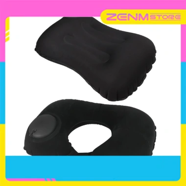 Gối bơm hơi tự động chữ U du lịch – không cần thổi miệng, gập gọn, chỉ 39.000₫ 2