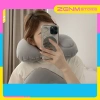 Gối bơm hơi tự động chữ U du lịch – không cần thổi miệng, gập gọn, chỉ 39.000₫ 8