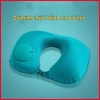 Gối bơm hơi tự động chữ U gấp gọn du lịch, không cần thổi miệng - 79.000₫