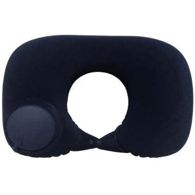 Gối bơm hơi tự động chữ U gấp gọn du lịch, không cần thổi miệng - 79.000₫
