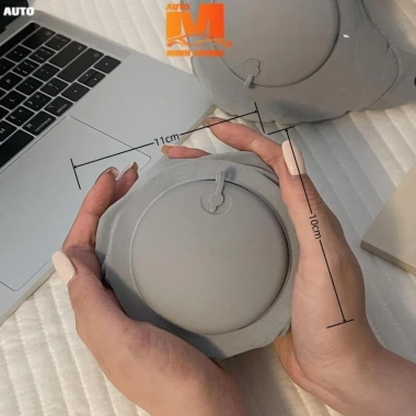 Gối bơm hơi tự động dạng U, du lịch gấp gọn, không cần thổi miệng - chỉ 40.000đ