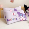 Gối cao su non bụng mèo Hizun 30x50 – Vỏ thun 4 chiều co dãn, mềm mại thoáng khí cho bé