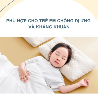 Gối cao su non DSBY – Ngủ thoải mái giảm mỏi cổ vai gáy, bông êm ái, giá 107.360₫