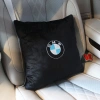 Gối Chăn Đa Năng Gấp Gọn 2-trong-1 Xe Ô Tô Logo Thêu Mercedes Toyota BMW, Sang Trọng 2