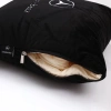 Gối Chăn Đa Năng Gấp Gọn 2-trong-1 Xe Ô Tô Logo Thêu Mercedes Toyota BMW, Sang Trọng 5
