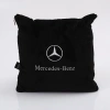 Gối Chăn Đa Năng Gấp Gọn 2-trong-1 Xe Ô Tô Logo Thêu Mercedes Toyota BMW, Sang Trọng 6