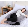 Gối chữ U bà bầu cao cấp vải nhung mịn - hỗ trợ ngủ thoải mái, giảm đau lưng, giảm sưng, giá ưu đãi 145.000₫ 2