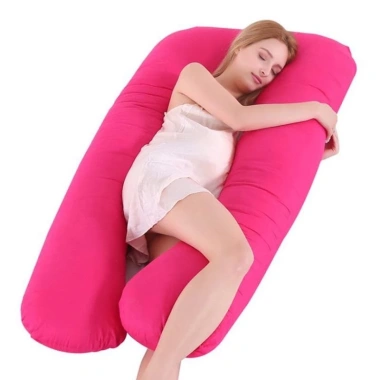Gối chữ U bà bầu cao cấp vải nhung mịn - hỗ trợ ngủ thoải mái, giảm đau lưng, giảm sưng, giá ưu đãi 145.000₫ 4
