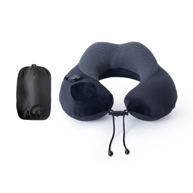 Gối chữ U bơm hơi điều chỉnh độ cứng – Kê cổ văn phòng di động HICKIES, 248.000₫
