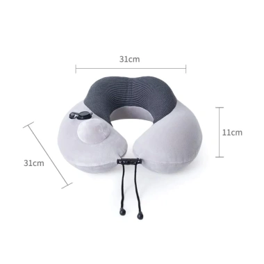 Gối chữ U bơm hơi điều chỉnh, kê cổ văn phòng di động - Giá ưu đãi 248.000đ 9