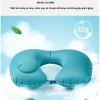 Gối chữ U bơm hơi tự động - êm ái, gấp gọn cho du lịch, máy bay, xe khách, văn phòng - 69.000₫ 2