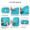 Gối chữ U bơm hơi tự động - êm ái, gấp gọn cho du lịch, máy bay, xe khách, văn phòng - 69.000₫ 9