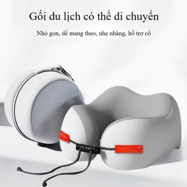 Gối chữ U cao su non kê cổ - Chống đau vai gáy, hỗ trợ văn phòng và du lịch, quà tặng, giảm còn 130.000 đồng