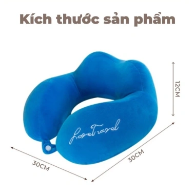 Gối chữ U cao su non kê cổ công thái học giảm mỏi lưng hỗ trợ cột sống ưu đãi 22% chỉ 51.332₫