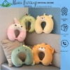 Gối chữ U cao su non Thiên Hương Tựa cổ giảm mỏi thoải mái du lịch văn phòng