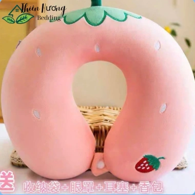 Gối chữ U cao su non Thiên Hương Tựa cổ giảm mỏi thoải mái du lịch văn phòng 7