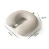 Gối chữ U cao su non tròn, đỡ cổ, ngủ văn phòng, xe ô tô, máy bay - Giá ưu đãi 74.700₫ 8