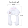 Gối chữ U cho bé sơ sinh: Chống giật mình, ngăn méo đầu, giảm giá 20% 7