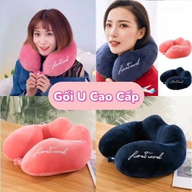 Gối Chữ U Chống Đau Cổ Mềm Đàn Hồi Thoáng Khí - Dành Cho Văn Phòng, Lái Xe & Du Lịch Đường Dài - 83.790 VND