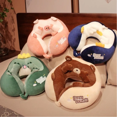 Gối chữ U chống mỏi cổ đa màu cute CICI GUOA988 - Giá chỉ 85.000đ