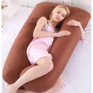 Gối chữ U đa năng cho mẹ bầu và bé - Cao cấp 3kg mẫu mới độc quyền, giảm giá 199k 5
