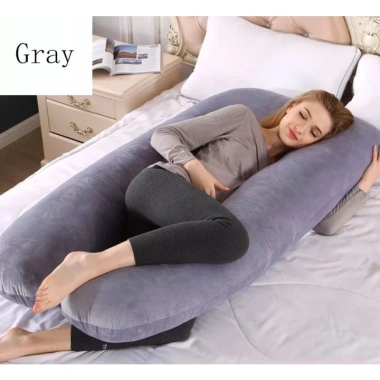 Gối chữ U đa năng cho mẹ bầu và bé - Cao cấp 3kg mẫu mới độc quyền, giảm giá 199k 8