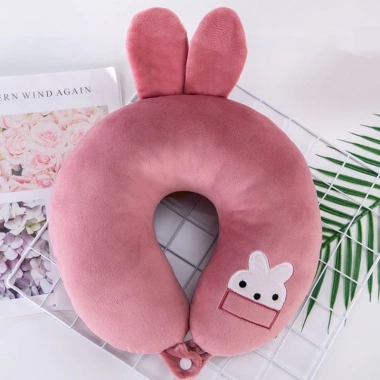 Gối Chữ U Dựa Cổ Nhung Mềm Mịn - Chống Đau Mỏi Văn Phòng, Lái Xe, Du Lịch 42.000₫