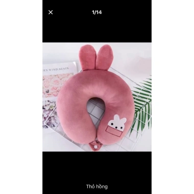 Gối chữ U Etami văn phòng tiện dụng, nút bấm, gối kê cổ, hàng loại 1 – Khuyến mãi 48.000đ