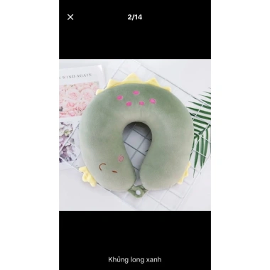 Gối chữ U Etami văn phòng tiện dụng, nút bấm, gối kê cổ, hàng loại 1 – Khuyến mãi 48.000đ