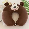 Gối chữ U Hanbeading cho người lớn - nút bấm tiện dụng, kê cổ nỉ bông mềm mịn, không nóng, giá 31.998đ 4