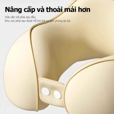 Gối chữ U Kê cổ cao cấp 3D ôm khít, giảm mỏi cổ vai gáy, giải pháp cho dân văn phòng và phi công, giá ưu đãi 222.600đ