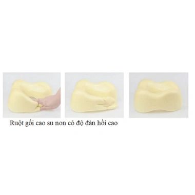 Gối chữ U kê cổ cao su non mềm, dây điều chỉnh, giảm mỏi cổ cho văn phòng & lái xe - 100k