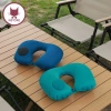 Gối Chữ U Kê Cổ Tự Bơm Hơi Gấp Gọn Du Lịch - Vải Lụa Mát Giá 79.000 VND 7