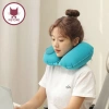 Gối Chữ U Kê Cổ Tự Bơm Hơi Gấp Gọn Du Lịch - Vải Lụa Mát Giá 79.000 VND 8