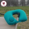 Gối Chữ U Kê Cổ Tự Bơm Hơi Gấp Gọn Du Lịch - Vải Lụa Mát Giá 79.000 VND 9