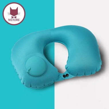 Gối Chữ U Kê Cổ Tự Bơm Hơi Gấp Gọn Du Lịch - Vải Lụa Mát Giá 79.000 VND 10 Gối Chữ U Kê Cổ Tự Bơm Hơi Gấp Gọn Du Lịch - Vải Lụa Mát Giá 79.000 VND 10