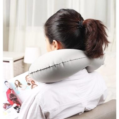 Gối chữ U tự bơm hơi – Chống mỏi cổ, văn phòng & du lịch, giá 62.000₫ 2