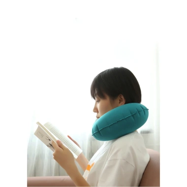 Gối Chữ U Tự Bơm Hơi Gấp Gọn Nhẹ - Thích Hợp Văn Phòng và Du Lịch, Giá 39.000₫ 8
