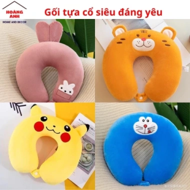Gối chữ U tựa cổ cho văn phòng, lái ô tô, du lịch - nhiều màu sắc đẹp, giá 41.600 VND